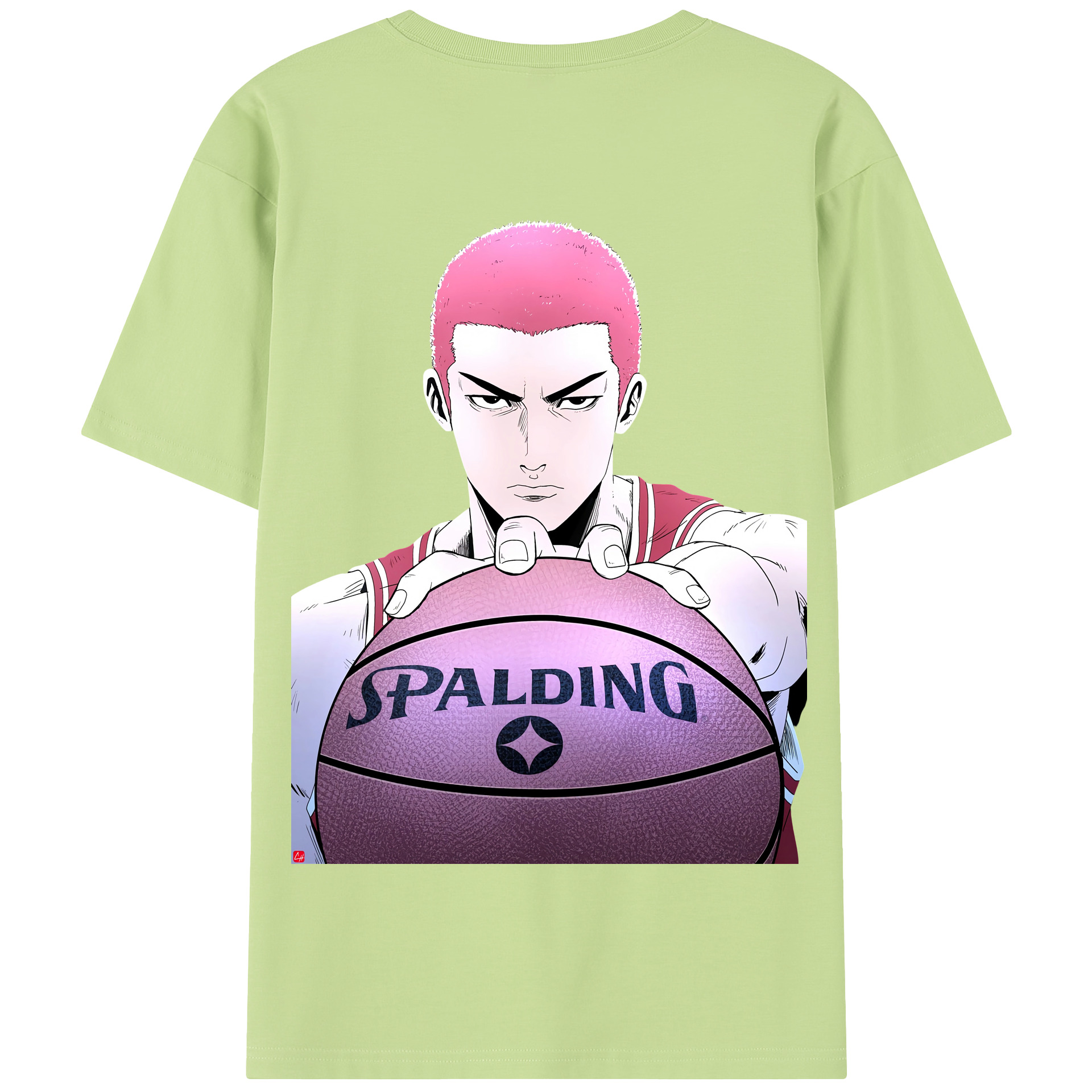 SLAM DUNK／スラムダンク 綿100％半袖Tシャツ（背面プリント）